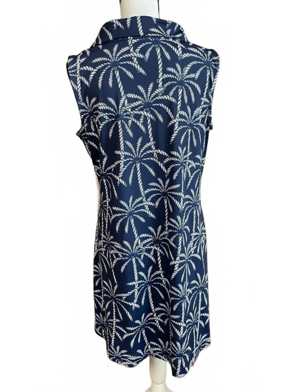 Lulu B sleeveless Palm tree print dress large - Picture 3 of 7